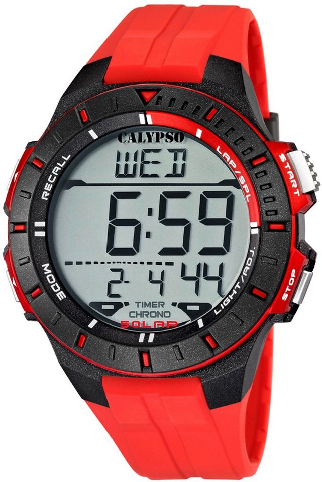CALYPSO WATCHES Chronograph Color Splash K5607/5, Armbanduhr, Quarzuhr, Herrenuhr, digital, Datum, Stoppfunktion CALYPSO WATCHES Chronograph Color Splash K5607/5, Armbanduhr, Quarzuhr, Herrenuhr, digital, Datum, Stoppfunktion von CALYPSO WATCHES