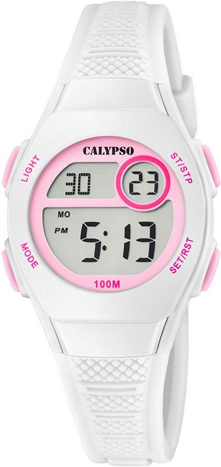 CALYPSO WATCHES Chronograph Junior Collection, K5831/1, Quarzuhr, Kinderuhr, Datum, digital, Stoppfunktion, ideal als Geschenk von CALYPSO WATCHES