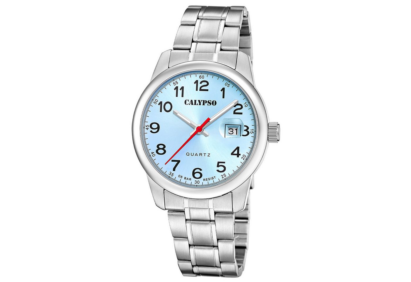 CALYPSO WATCHES Quarzuhr Quarz Stahl/Hellblau von CALYPSO WATCHES