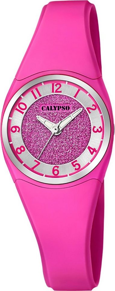 CALYPSO WATCHES Quarzuhr Calypso Damen Uhr K5752/5 Kunststoff PU, (Analoguhr), Damen Armbanduhr rund, Kunststoff, PUarmband pink, Fashion von CALYPSO WATCHES