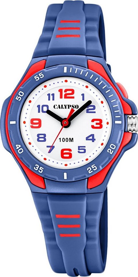 CALYPSO WATCHES Quarzuhr Calypso Kinder Uhr K5757/5 Kunststoff PU, Kinder Armbanduhr rund, Kunststoff, PUarmband blau, Fashion von CALYPSO WATCHES