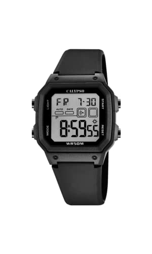 Calypso Uhr Für Herren K5812/2 Digital Crush Multi Silikon Case SchwarzSilikon Band von Festina