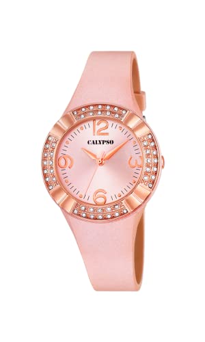 Calypso Damen Analog Quarz Uhr mit Plastik Armband K5659/2 von CALYPSO