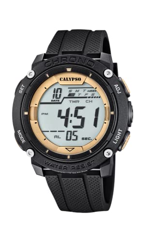 Calypso Uhr Für Herren K5820/4 Flash Time Multi Silikon Case SchwarzSilikon Band von CALYPSO