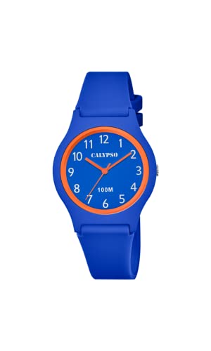 Calypso Jungs Analog Gesteppte Daunenjacke Uhr mit Kunststoff Armband K5798/3 von CALYPSO