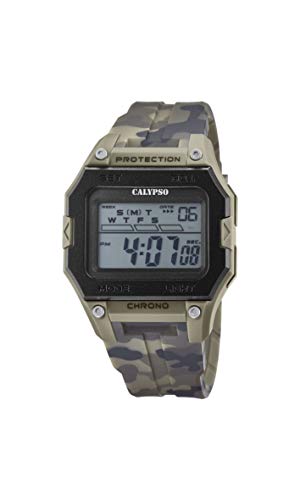 Calypso Jungs Digital Gesteppte Daunenjacke Uhr mit Kunststoff Armband K5810/3 von CALYPSO