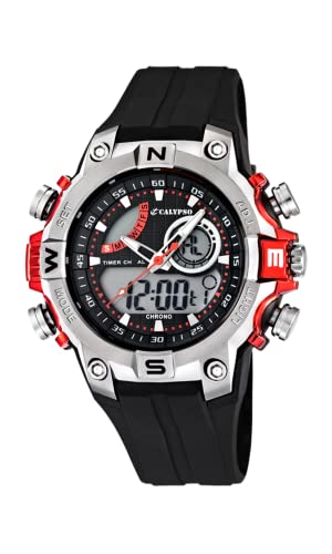 Calypso Uhr Für Herren K5586/1 Flash Time Multi Silikon Case SchwarzSilikon Band von CALYPSO