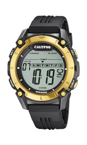 Calypso Uhr Für Herren K5814/4 Flash Time Multi Silikon Case SchwarzSilikon Band von CALYPSO