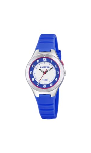 Calypso Unisex Analog Gesteppte Daunenjacke Uhr mit Kunststoff Armband K5800/3 von Festina