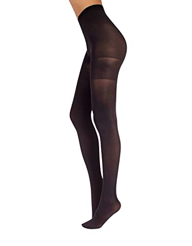 CALZITALY Anti-Cellulite Damen Strumpfhose | S, M, L, XL | 70 Den | Schwarsz, Beige | Italian Hosiery (Schwarz, L) von CALZITALY