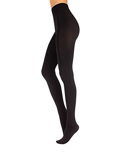 | BLICKDICHTE MIKROFASER 3D WINTERSTRUMPFHOSE | 200 DEN | SCHWARZ | M, L, XL | MADE IN ITALY | (M, Schwarz) von CALZITALY
