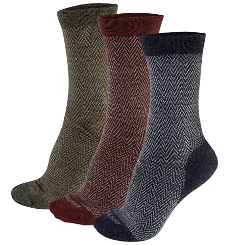 CALZITALY 3 Paar von Socken aus Merinowolle mit Zickzack Muster | Bordeaux, Grün, Blau | 35/38, 39/42, 43/46 | Made in Italy (39-42, Mehrfarbig) von CALZITALY