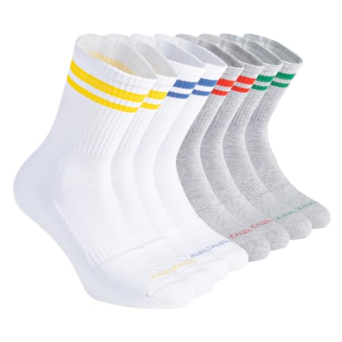 CALZITALY PACK 2-3 - 4 PAAR Tennissocken Unisex, Padel Running Crossfit Fitness, Atmungsaktiv & Polsterung, Sportsocken für Herren & Damen | MADE IN ITALY (39-42, 4 Paare - Asb) von CALZITALY