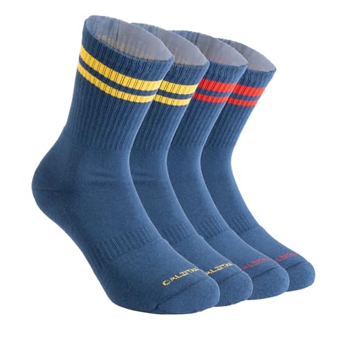 CALZITALY PACK 2-3 - 4 PAAR Tennissocken Unisex, Padel Running Crossfit Fitness, Atmungsaktiv & Polsterung, Sportsocken für Herren & Damen | MADE IN ITALY (39-42, 2 Paare - Asa) von CALZITALY