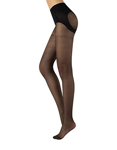 | PUSH UP STRUMPFHOSEN | 20 DEN | S, M, L,XL | SCHWARZ, BEIGE | ITALIAN HOSIERY (L, Schwarz) von CALZITALY