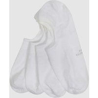 camano Füßlinge im unifarbenen Design im 2er-Pack in Weiss, Größe 43-46 von CAMANO