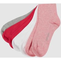 camano Sneakersocken im 7er-Pack in Pink Melange, Größe 35/38 von CAMANO