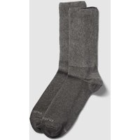 camano Socken mit Label-Print im 2er-Pack in Anthrazit, Größe 39-42 camano Socken mit Label-Print im 2er-Pack in Anthrazit, Größe 39-42 von CAMANO