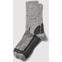 camano Socken mit Label-Print im 2er-Pack in Mittelgrau Melange, Größe 39-42 camano Socken mit Label-Print im 2er-Pack in Mittelgrau Melange, Größe 39-42 von CAMANO