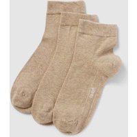 camano Socken mit Stretch-Anteil im 3er-Pack in Beige, Größe 39/42 von CAMANO