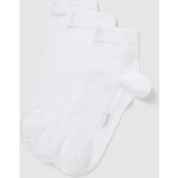 camano Socken mit Stretch-Anteil im 3er-Pack in Weiss, Größe 35/38 von CAMANO