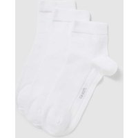 camano Socken mit Stretch-Anteil im 3er-Pack in Weiss, Größe 39/42 von CAMANO