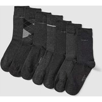 camano Socken mit Stretch-Anteil im 7er-Pack in Anthrazit Melange, Größe 39/42 von CAMANO