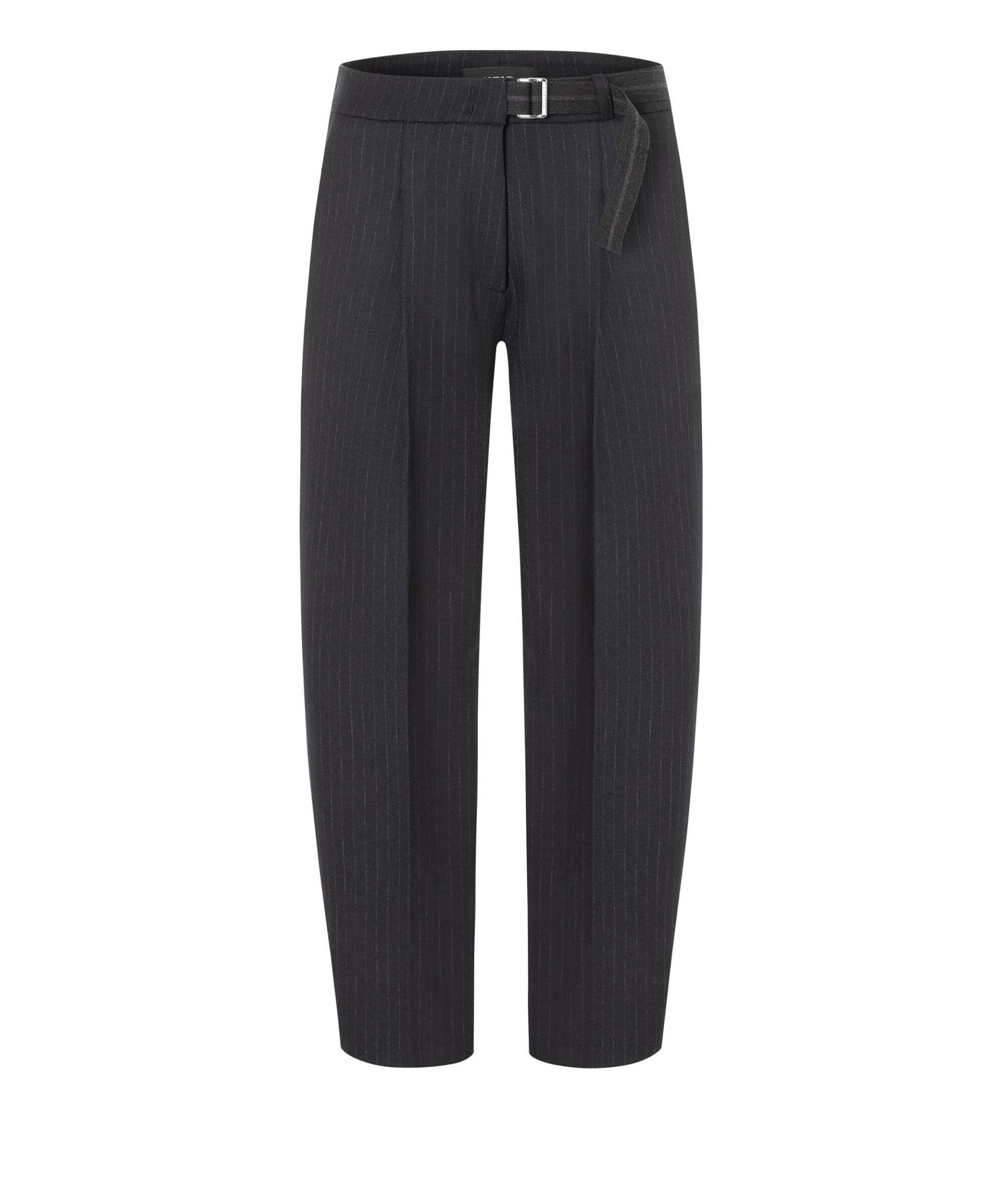 CAMBIO - Elaine pleat pin stripe deep midnight - Gr. - 38/28 von CAMBIO