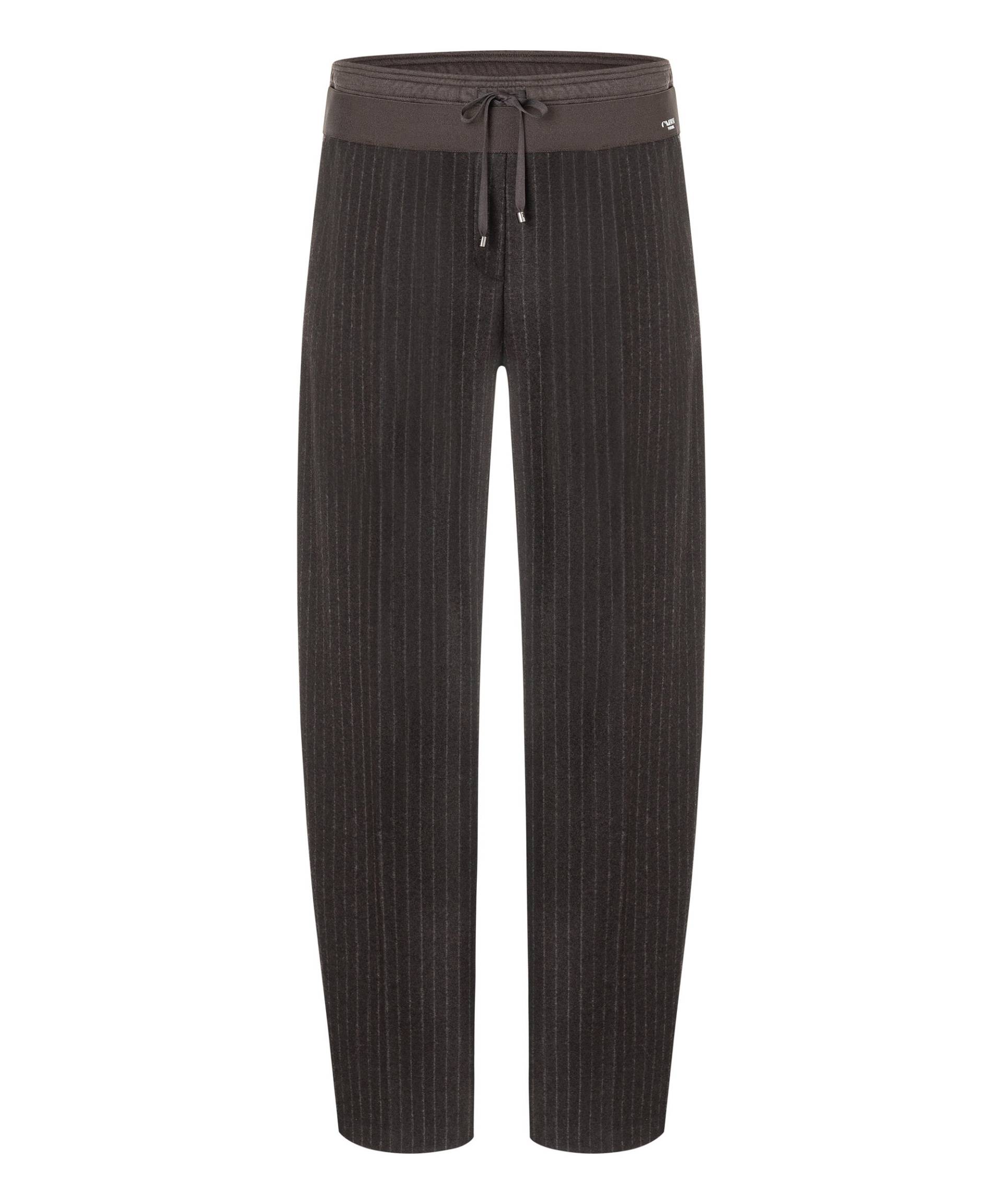 CAMBIO - Eva double jogg bitter choco/grey pinstripe - Gr. - 40/32 von CAMBIO