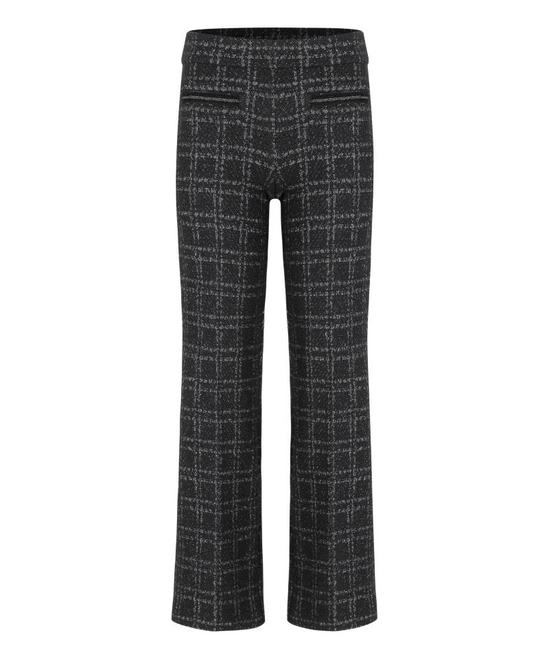 CAMBIO - Faith tweed lurex check check black silver - Gr. - 42/29 von CAMBIO
