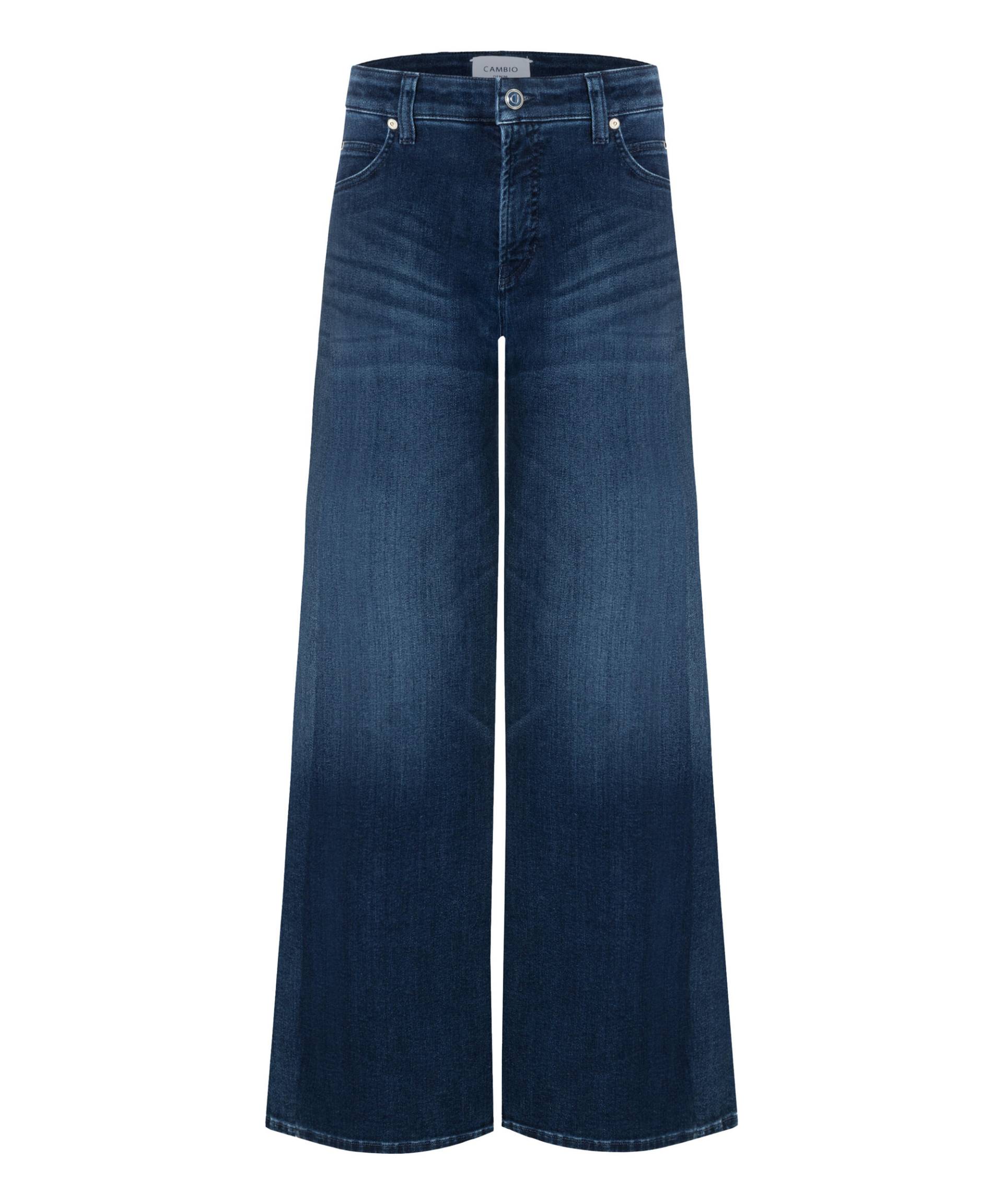 CAMBIO - Palazzo cropped dark soft splinted - Gr. - 40/30 von CAMBIO