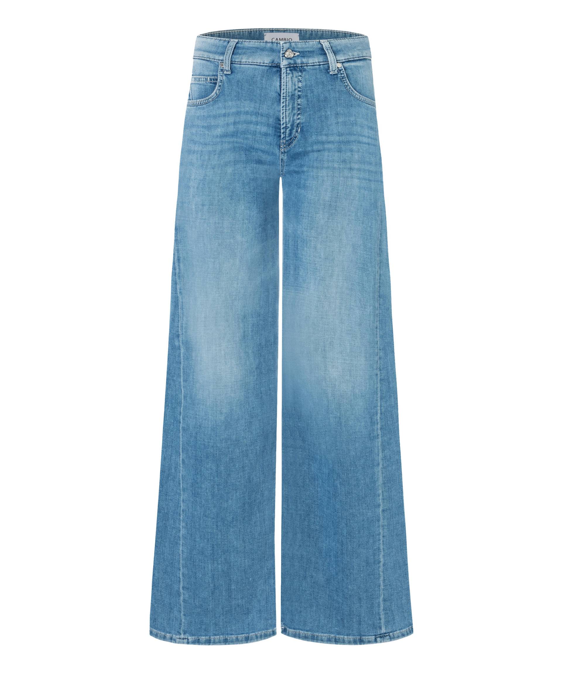 CAMBIO - Palazzo patch lefthand bleached used - Gr. - 38/34 von CAMBIO