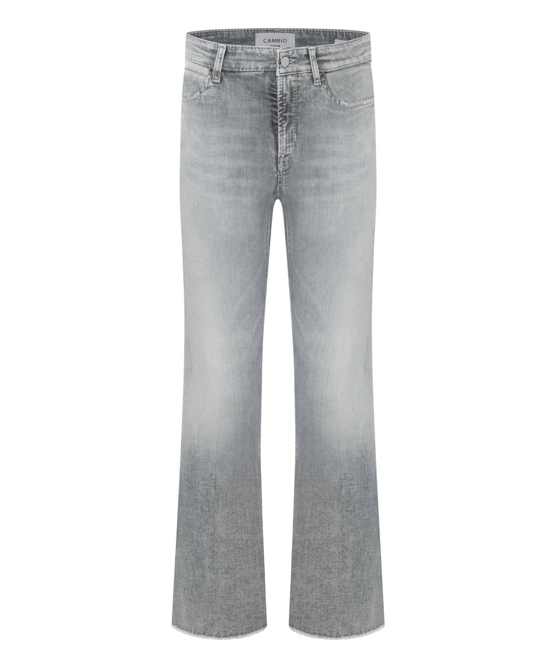 CAMBIO - Paris flared contrast bleached fringed - Gr. - 36/33 von CAMBIO