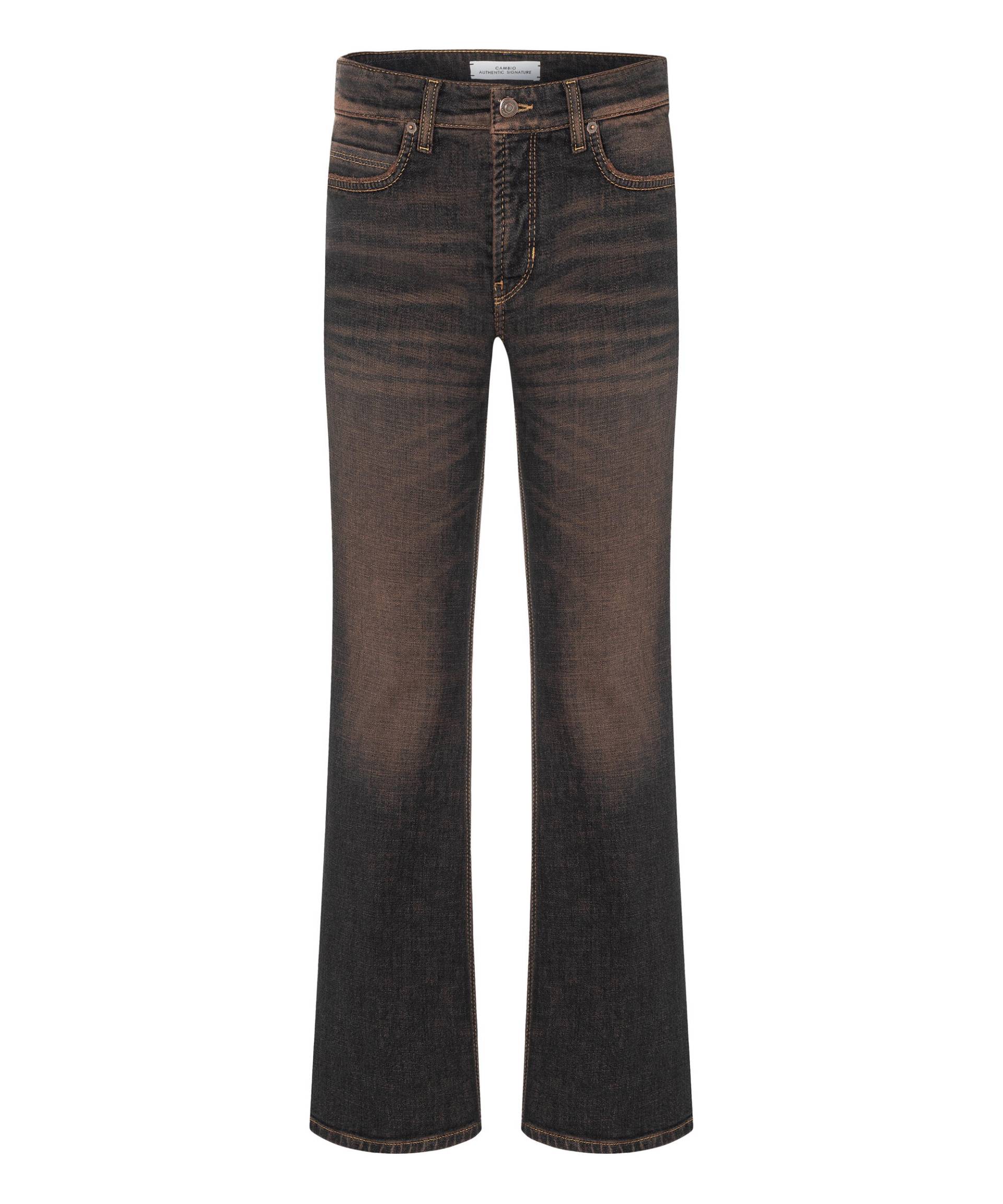 CAMBIO - Paris flared cross brown overdyed - Gr. - 44/33 von CAMBIO