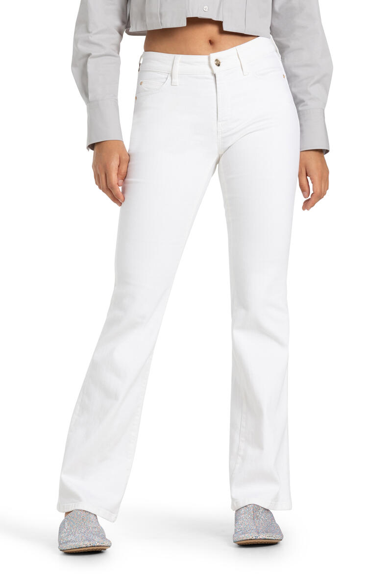 CAMBIO - Paris flared pure white stone - Gr. - 42/33 von CAMBIO