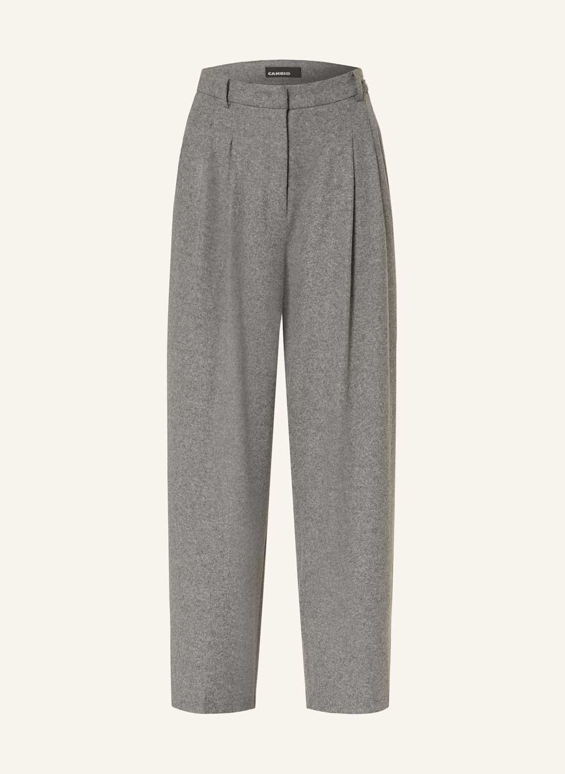 Cambio 7/8-Hose Emilie Aus Flanell grau von CAMBIO