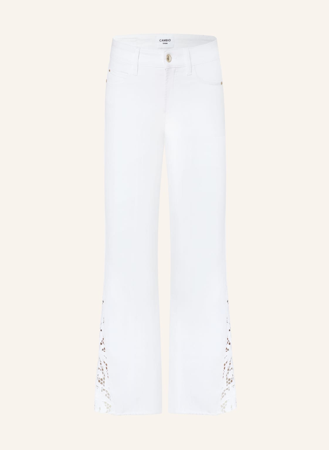 Cambio 7/8-Jeans Paris weiss von CAMBIO