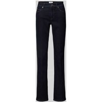 Cambio Bootcut Jeans mit Label-Details Modell 'PARIS FLARED' in Dunkelblau, Größe 42 von CAMBIO