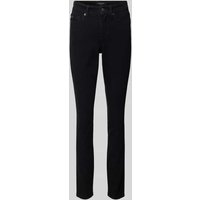 Cambio Coloured Skinny Fit Jeans mit Stretch-Anteil Modell PARLA in Black, Größe 34 von CAMBIO