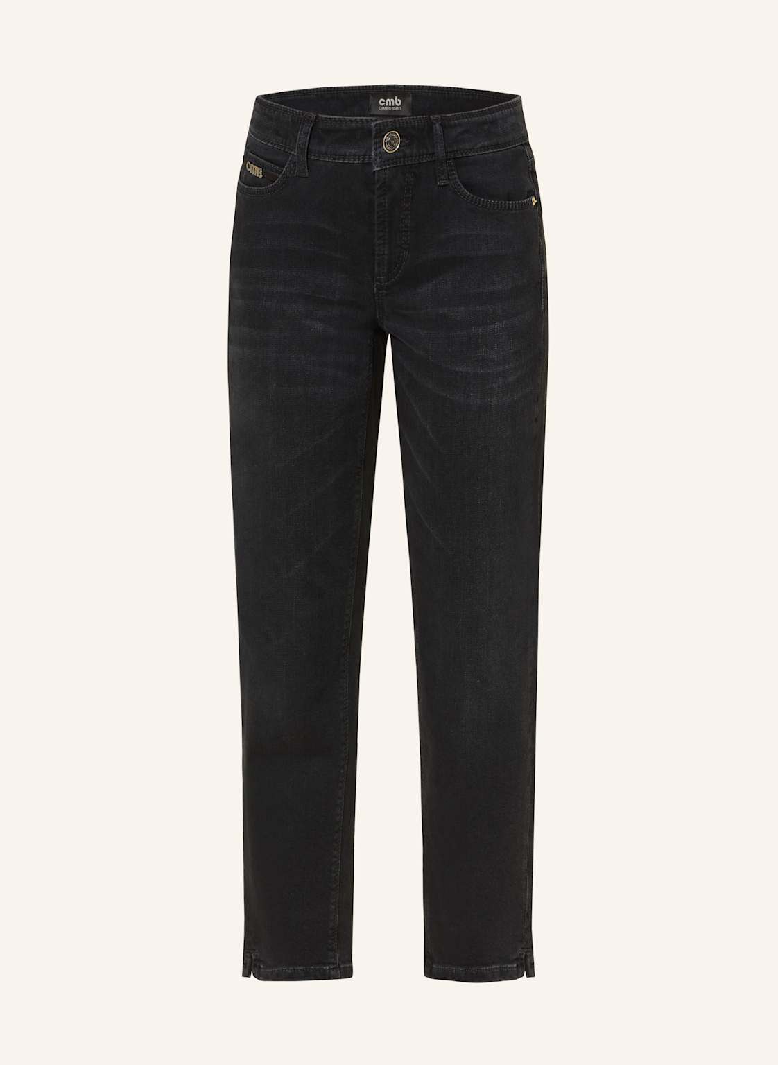 Cambio Cropped Jeans Piper Short schwarz von CAMBIO