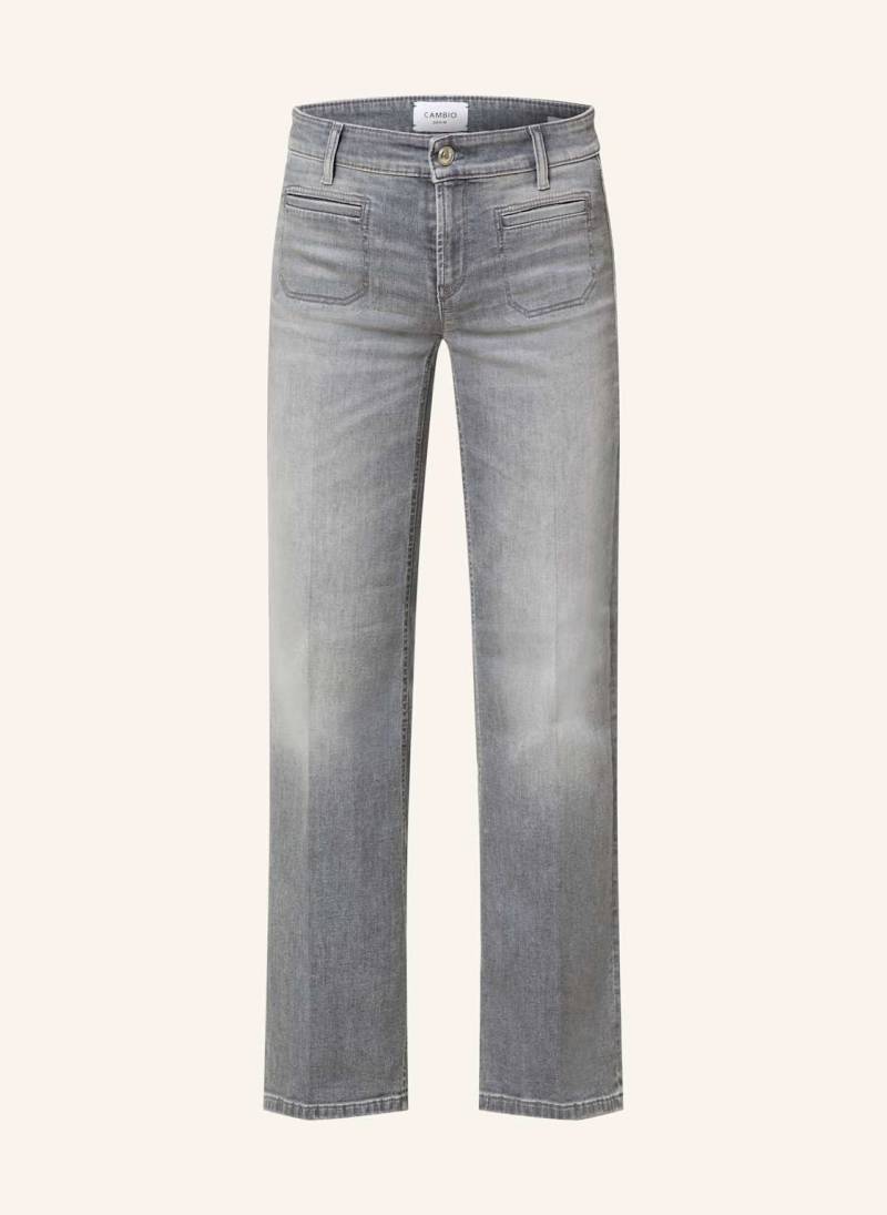 Cambio Flared Jeans Tess grau von CAMBIO