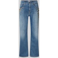 Cambio Flared Jeans in verkürzter Passform Modell 'GINI' in Hellblau, Größe 42 von CAMBIO