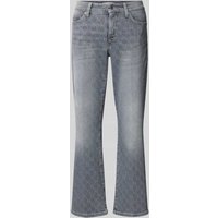 Cambio Flared Jeans in verkürzter Passform Modell 'PARIS' in Hellgrau Melange, Größe 40 von CAMBIO
