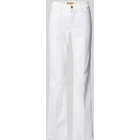 Cambio Flared Jeans mit 5-Pocket-Design Modell 'PARIS' in Offwhite, Größe 42 von CAMBIO