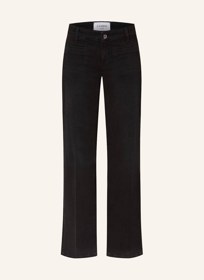 Cambio Flared Leg Jeans Tess schwarz von CAMBIO