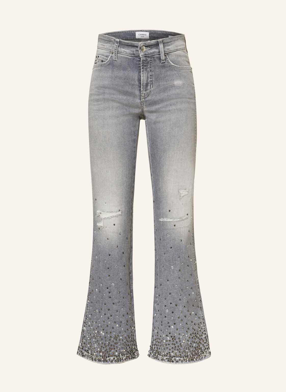Cambio Jeans Franesca Mit Schmucksteinen grau von CAMBIO