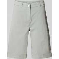 Cambio Regular Fit Bermudas mit Eingrifftaschen Modell 'STELLA' in Khaki, Größe 34 von CAMBIO