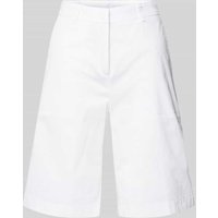 Cambio Regular Fit Bermudas mit Eingrifftaschen Modell 'STELLA' in Weiss, Größe 32 von CAMBIO