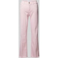 Cambio Regular Fit Jeans mit verkürztem Schnitt Modell 'FRANCESCA' in Hellrosa, Größe 42 von CAMBIO