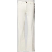 Cambio Regular Fit Jeans mit verkürztem Schnitt Modell 'FRANCESCA' in Sand, Größe 42 von CAMBIO